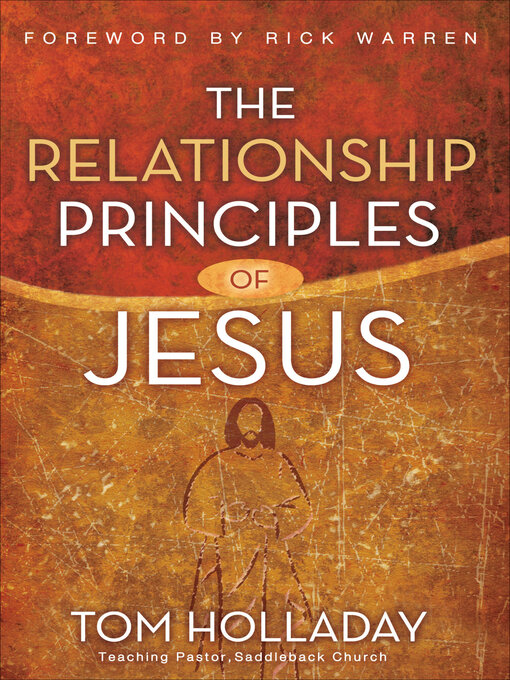 Title details for The Relationship Principles of Jesus by Tom Holladay - Wait list